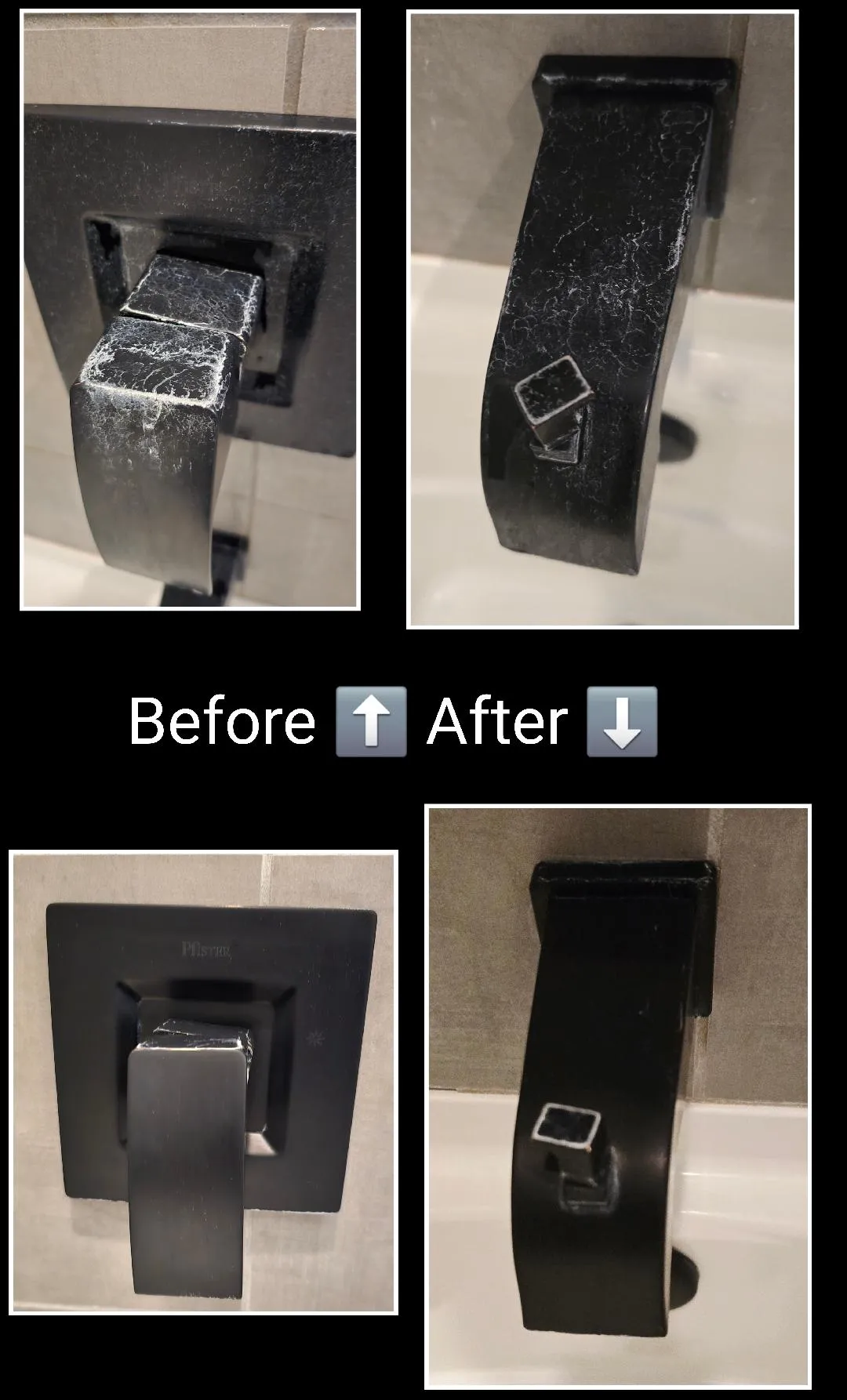 Bathroom fixtures polished finish cleaning result in St. George Utah