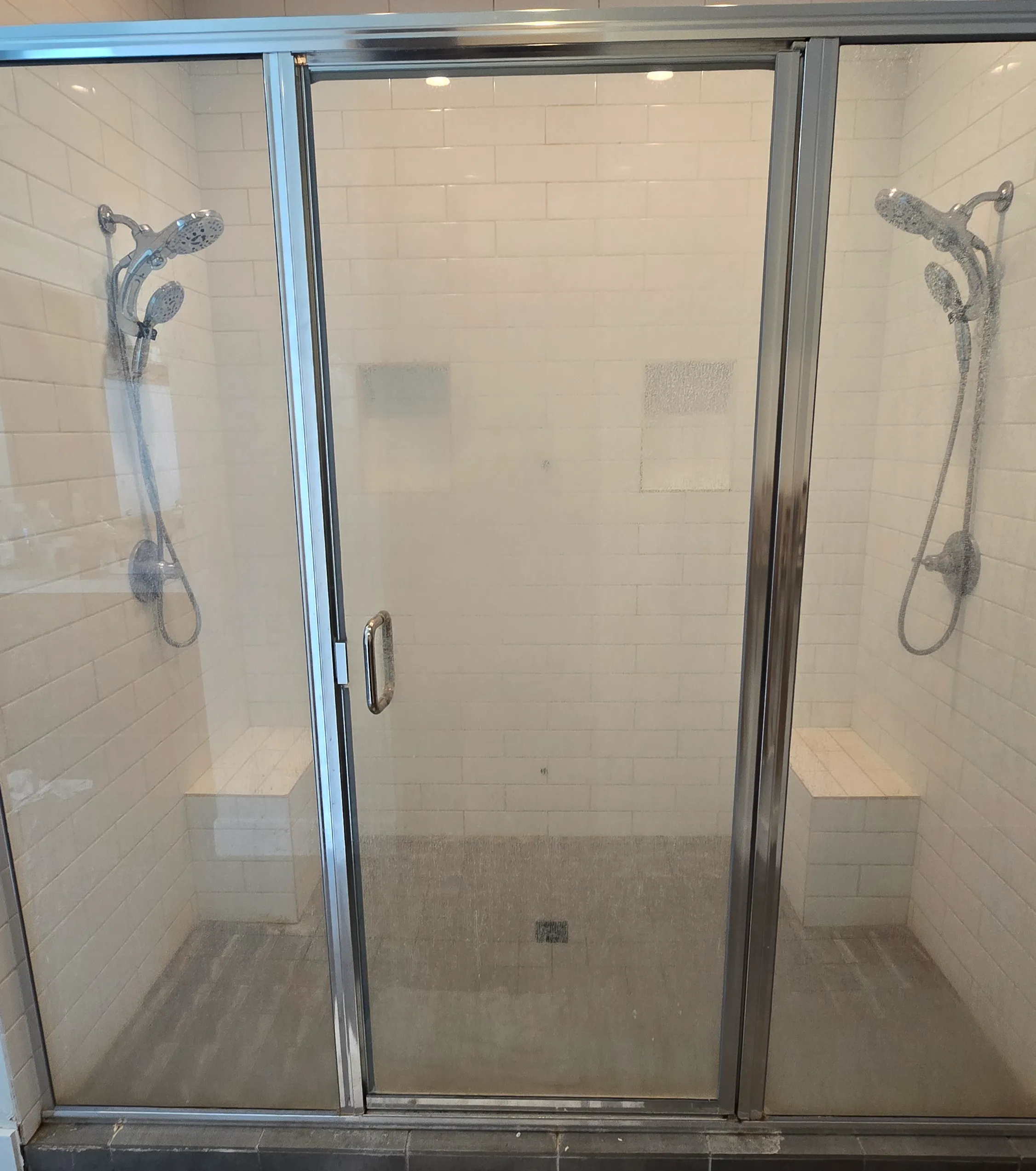 Shower Glass after cleaning in St. George Utah