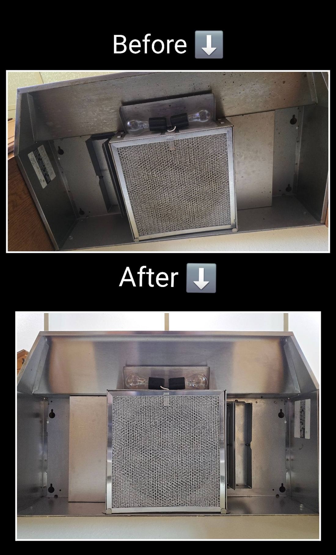 Stove Hood Deep Cleaning
