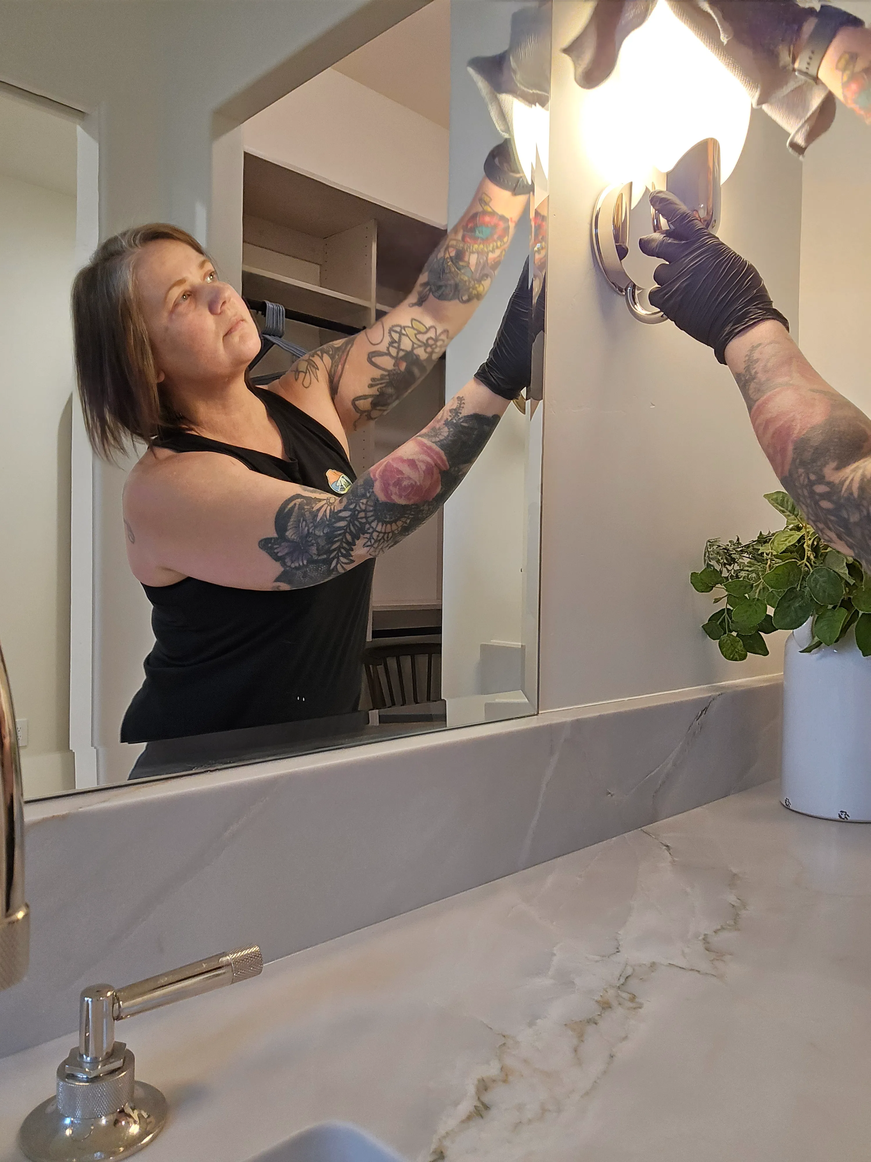 Detailed bathroom cleaning by Southern Utah Cleaning Company