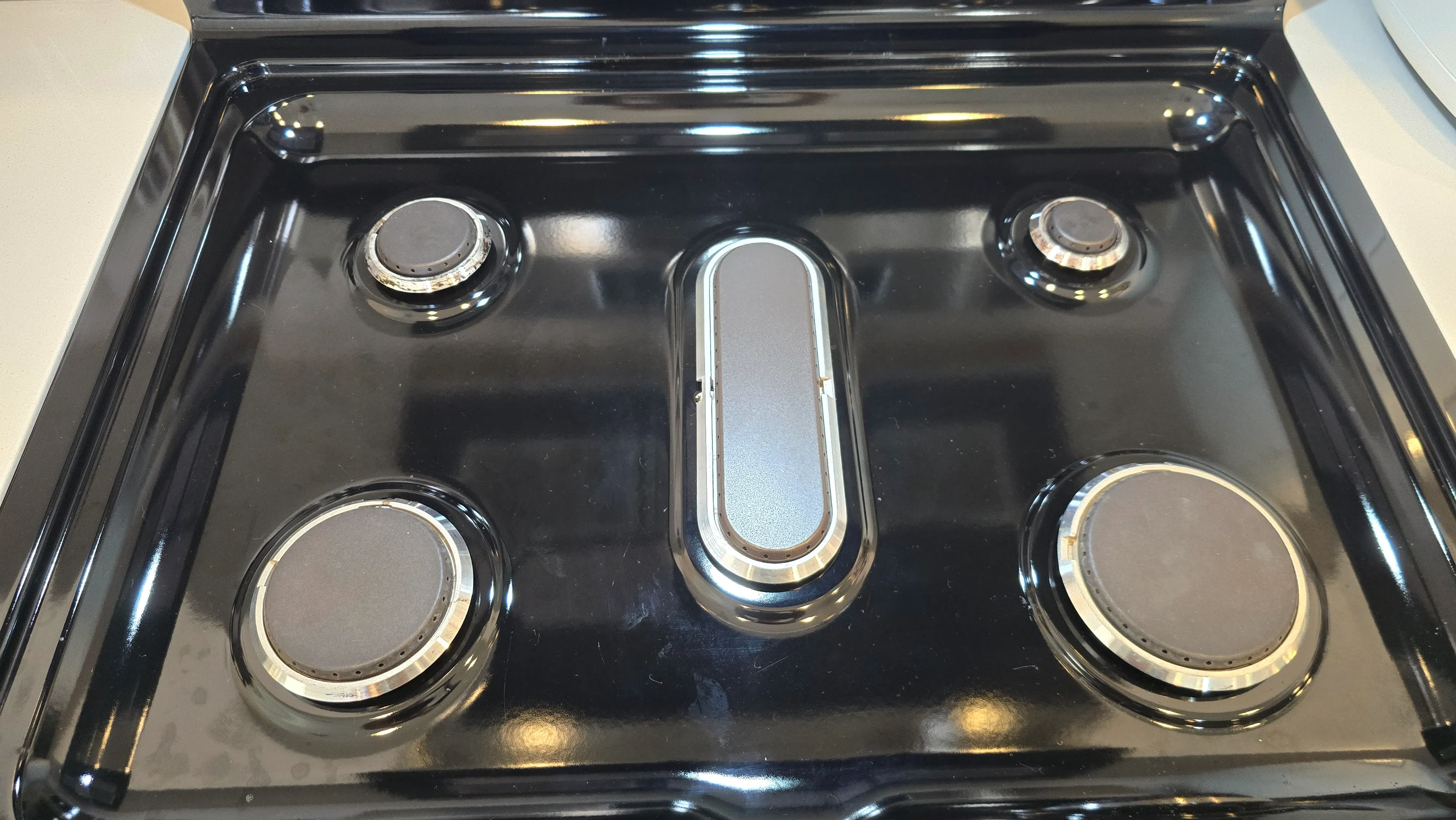 Stovetop after cleaning